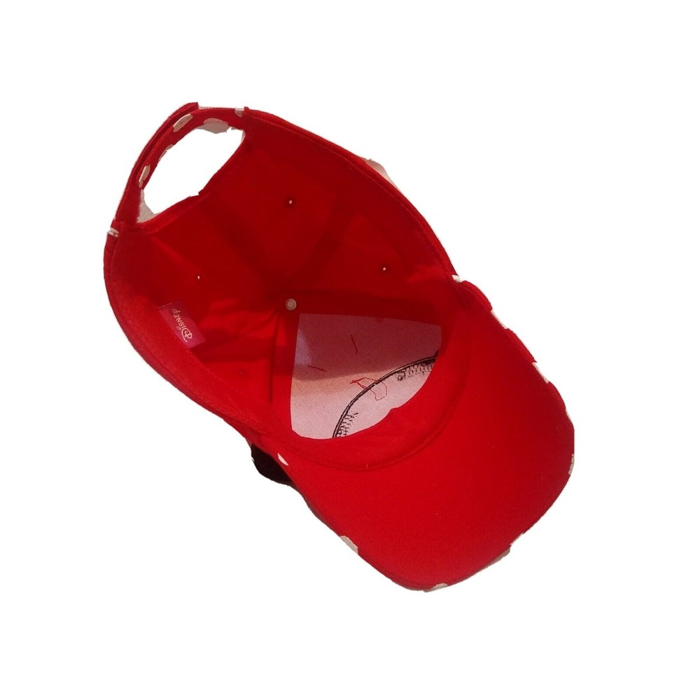 Disney Minnie Mouse Ears Hat Cap‎ Bow Youth Poka-Dot Adjustable - Picture 5 of 6